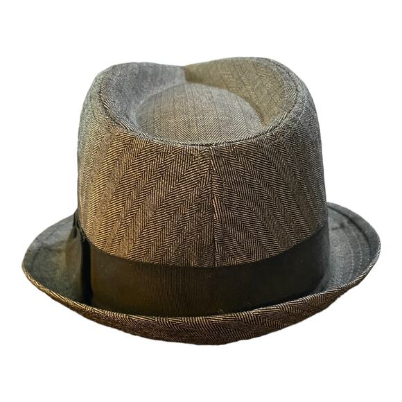 All American Stetson Men's Retro Jazz Hat Brown Size S/M - Picture 2 of 5